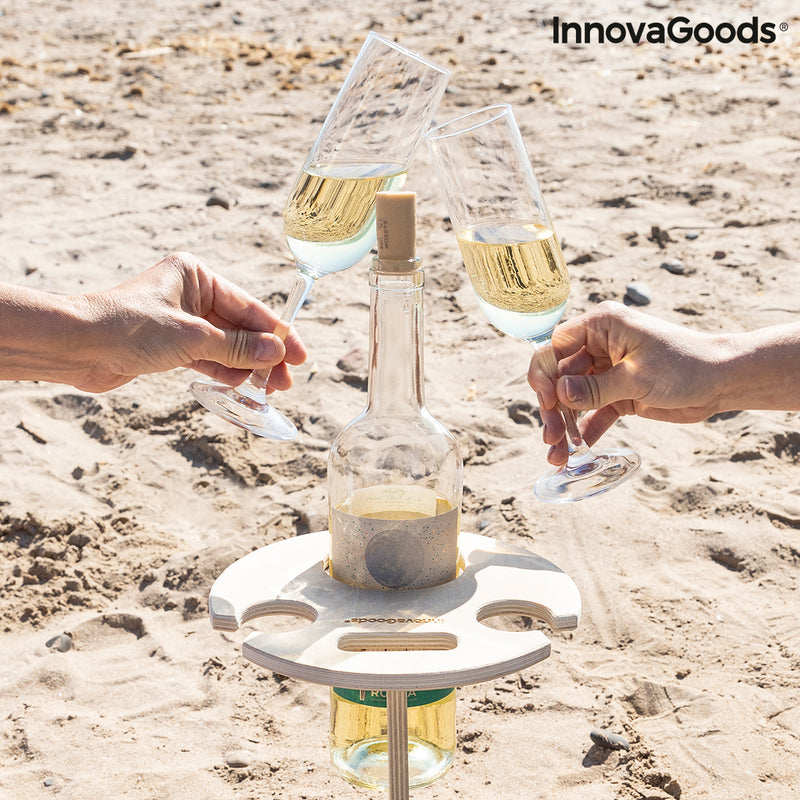 Folding and Portable Wine Table for Outdoors Winnek InnovaGoods