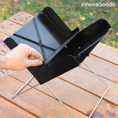 Tragbarer klappbarer Mini-Holzkohlegrill Foldecue InnovaGoods