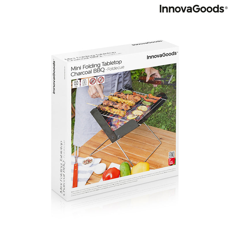 Składany i Przenośny Mini Grill na Węgiel Drzewny Foldecue InnovaGoods