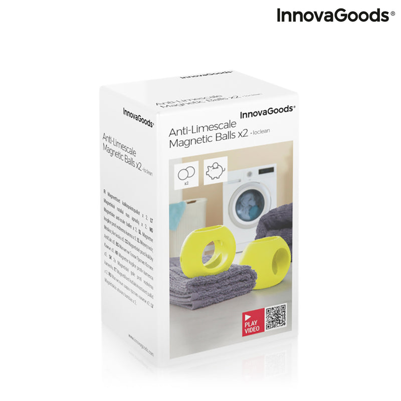 Set magnetische anti-kalk ballen Ioclean InnovaGoods 2 Stuks