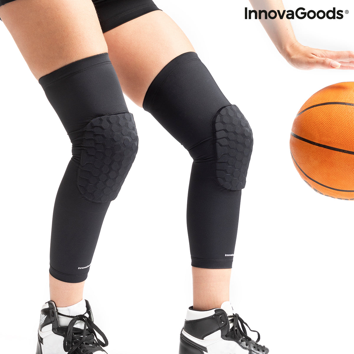 AGPTEK Basketball Knee Pad,(1Pcs) Honeycomb Crashproof Knee