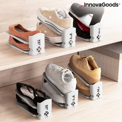 Organizador de Zapatos Regulable Sholzzer InnovaGoods 6 Unidades