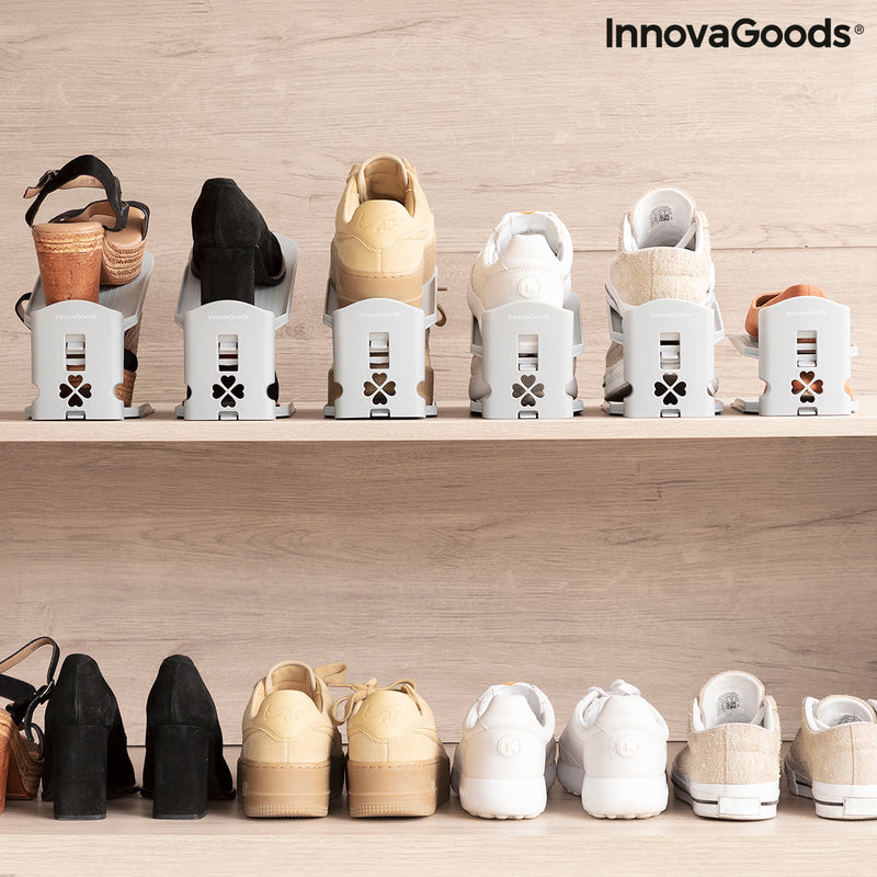 Organizador de Sapatos Regulável Sholzzer InnovaGoods 6 Unidades