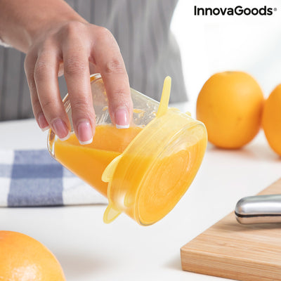 Komplet 10 nastavljivih kuhinjskih pokrovov za večkratno uporabo Lilyd InnovaGoods