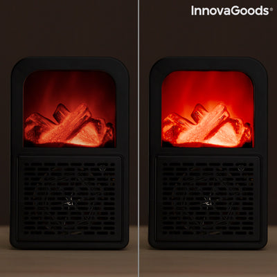 Tafelmodel kachel met 3D-vlameffect Flehatt InnovaGoods