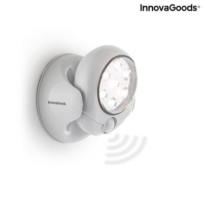 Ledlamp met Bewegingssensor Lumact 360º InnovaGoods