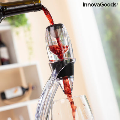 Aerator de vin profesional cu suport turn și bază anti-picurare Winair InnovaGoods