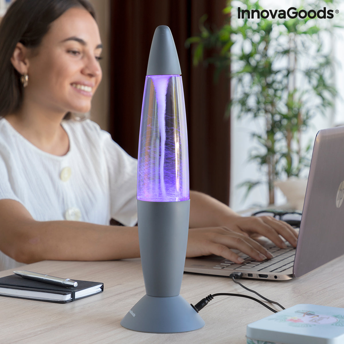 Lampe à Lave LED Tornade Twamp InnovaGoods, Grossiste Dropshipping