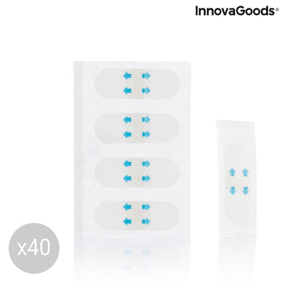 Unsichtbare selbstklebende Facelift-Patches Liftrik InnovaGoods 40 Stück