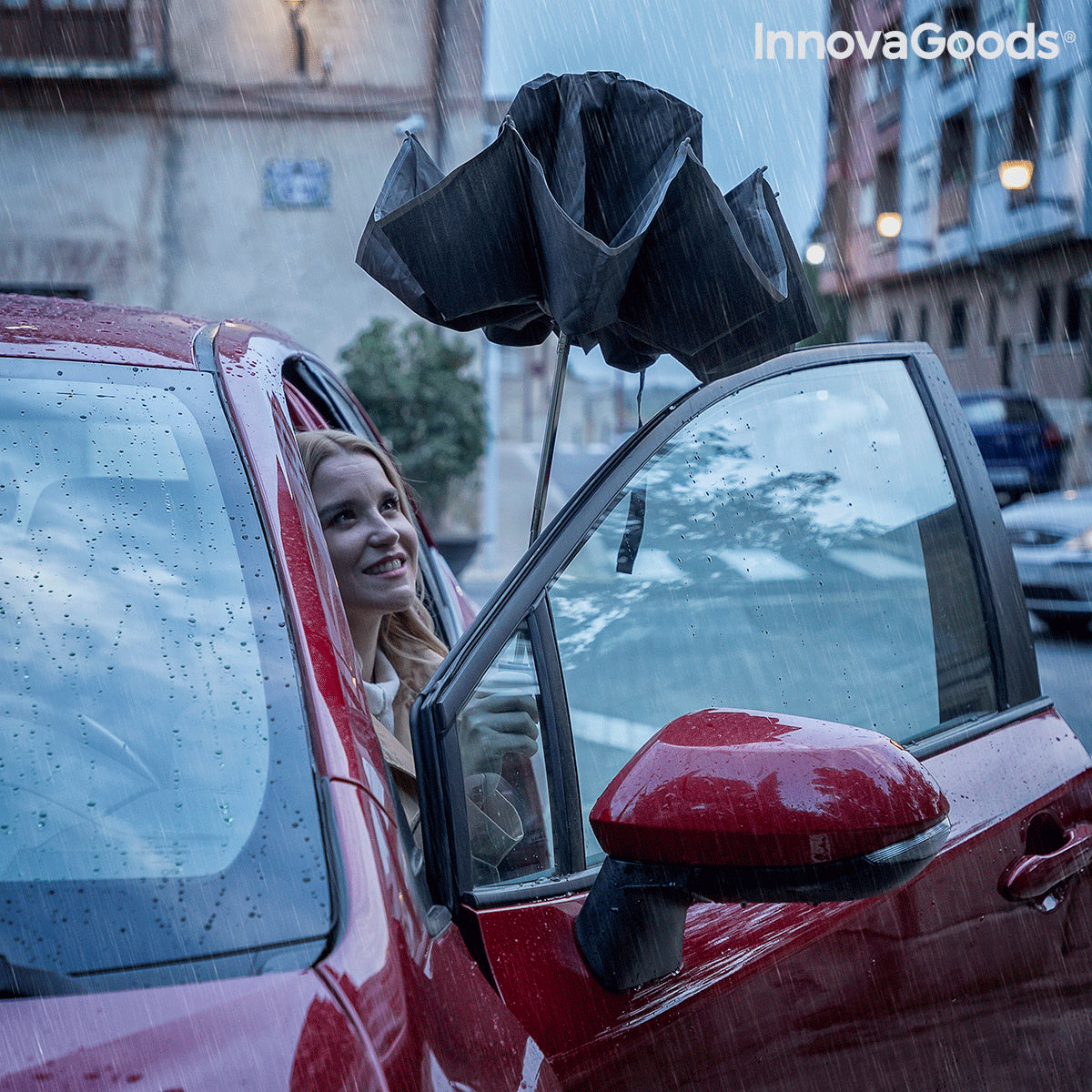 INNOVAGOODS Innovagoods - Regenschirm mit umgeke…