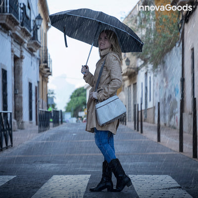 Guarda-chuva Dobrável de Fecho Invertido com LED Folbrella InnovaGoods