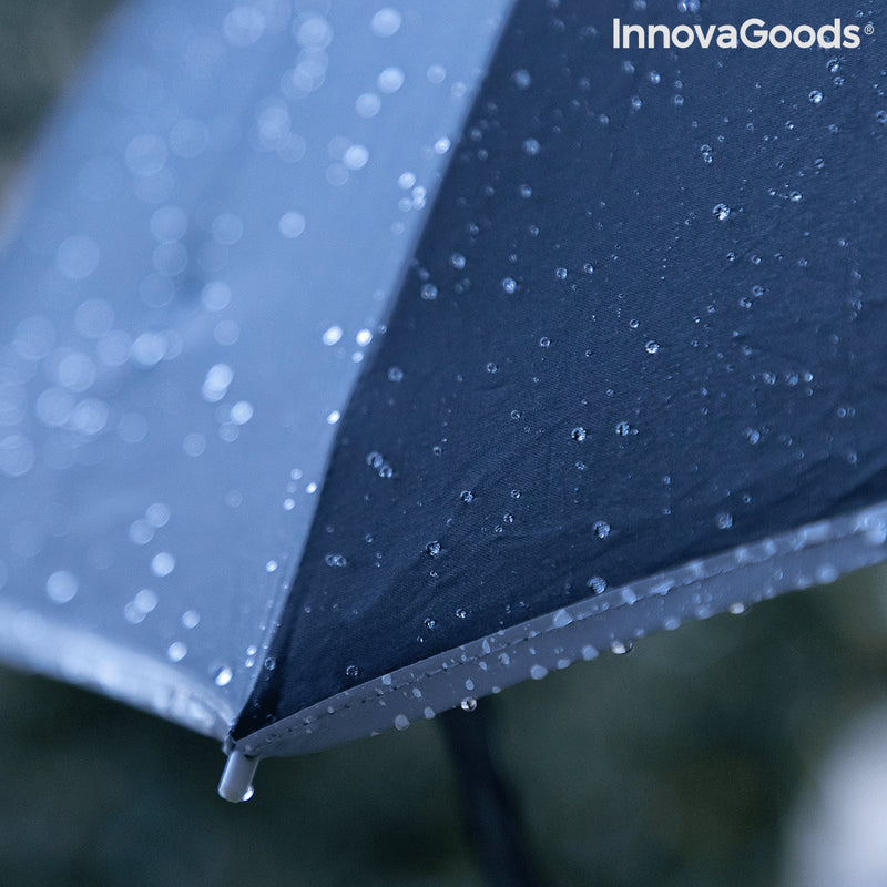 Zpětně skládací deštník s LED světlem Folbrella InnovaGoods