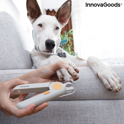 Corta-unhas com LED para Animais de Estimação Clipet InnovaGoods