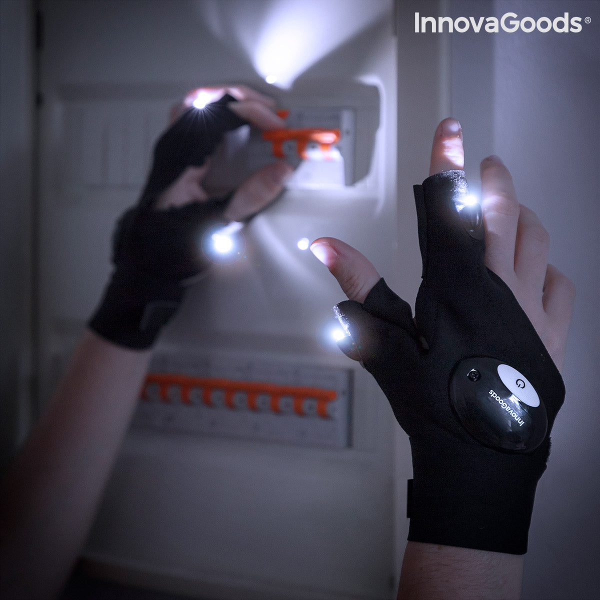 Gants avec Lumière LED Gleds InnovaGoods 2 Unités – InnovaGoods Store