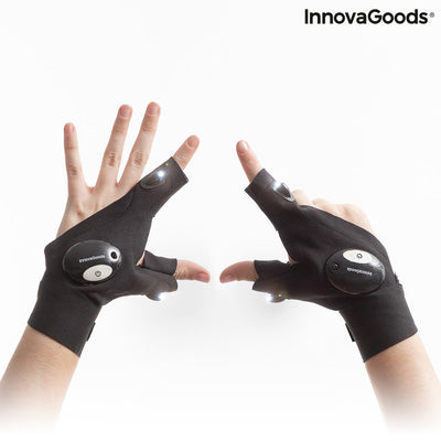 LED-Licht-Handschuhe Gleds InnovaGoods 2 Stück