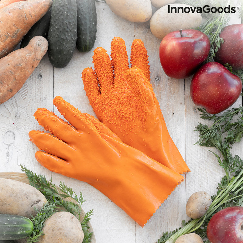 Почистващи Ръкавици на Плодове и Зеленчуци Glinis InnovaGoods