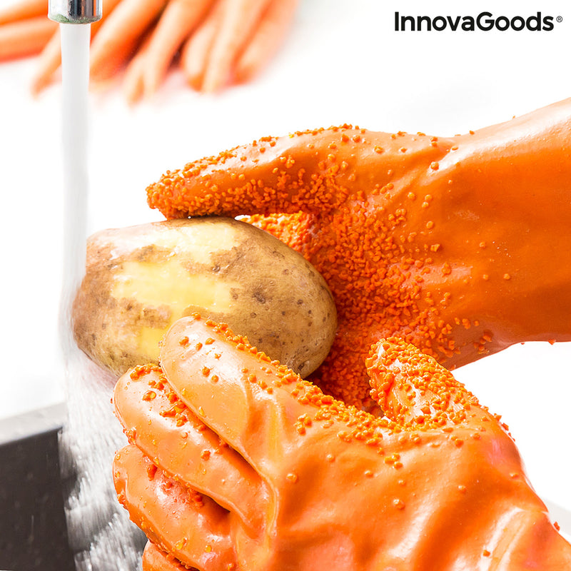 Handschuhe für die Reinigung von Obst und Gemüse Glinis InnovaGoods