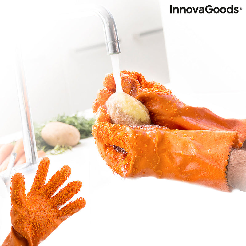 Fruit and Vegetable Cleaning Gloves Glinis InnovaGoods