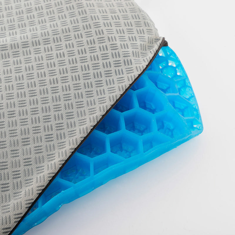 Gel Lumbar Cushion with Removable Cover Glushion InnovaGoods