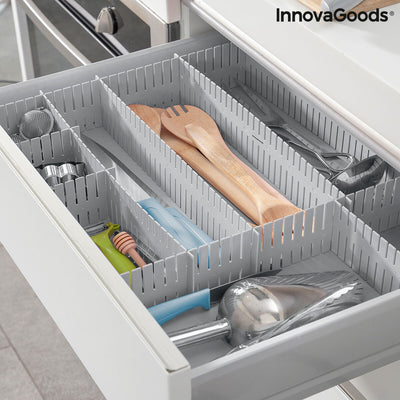 Regulowany Organizer do Szuflad Condor InnovaGoods 16 Sztuk