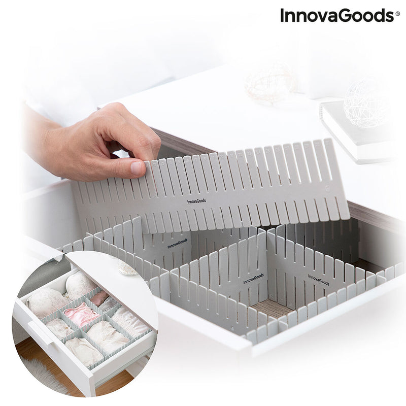 Regulowany Organizer do Szuflad Condor InnovaGoods 16 Sztuk