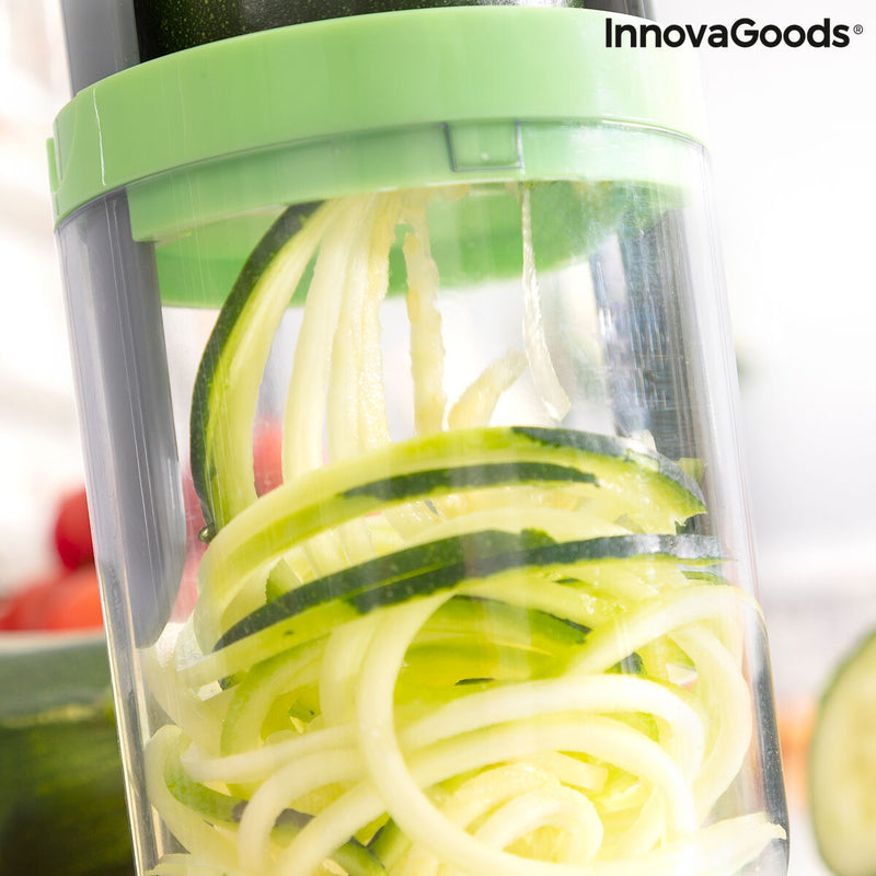 Spiralni rezalnik in strgalnik zelenjave z recepti Vigizer InnovaGoods