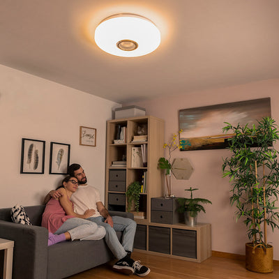 Lampada da Soffitto a LED con Altoparlante Lumavox InnovaGoods