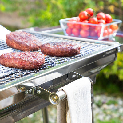 Churrasqueira Dobrável de Aço Inoxidável para Carvão ExelQ InnovaGoods