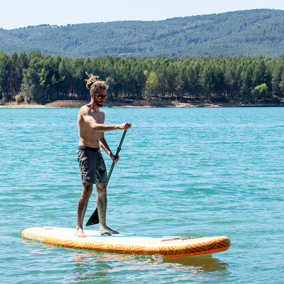 Placă de Paddle Surf Gonflabilă 2 în 1 cu loc de stat și accesorii Siros InnovaGoods 10'5" 320 cm
