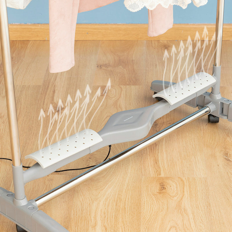 Electric Clothes Airer with Natural Air Flow Dryllon InnovaGoods 24 W 12 Bars