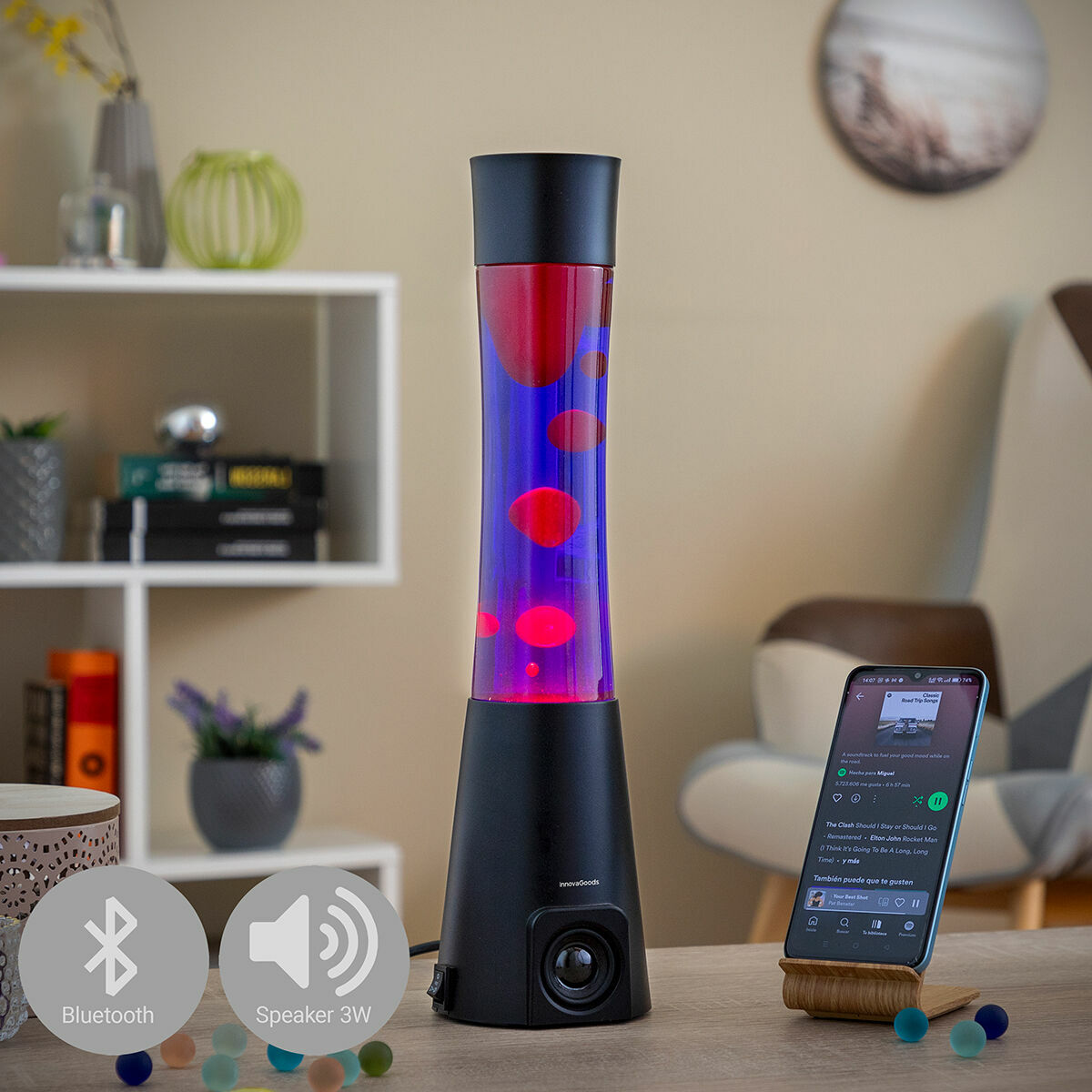 Lava Lamp with Speaker Maglamp InnovaGoods InnovaGoods Store