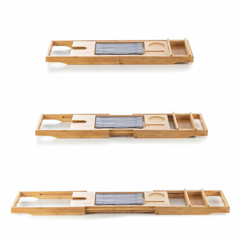 Kihúzható bambusz tálca fürdőkádhoz Trayth InnovaGoods