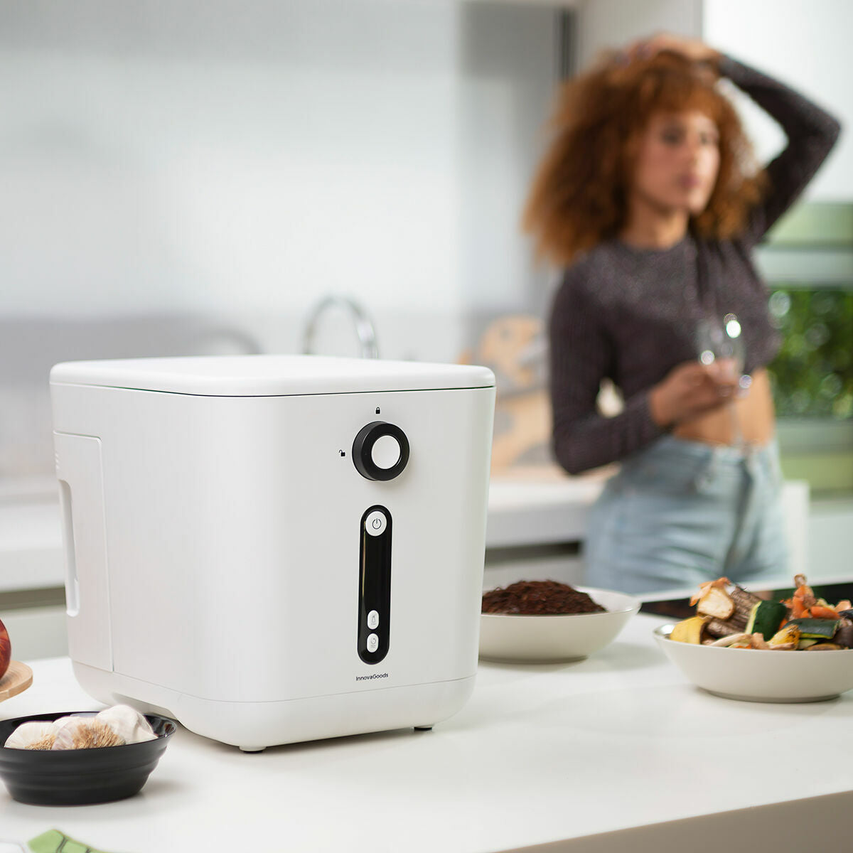 Machine à composter électrique pour la cuisine Ewooster InnovaGoods