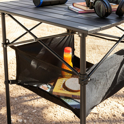 Masă de camping pliabilă cu coș și capac Folble InnovaGoods
