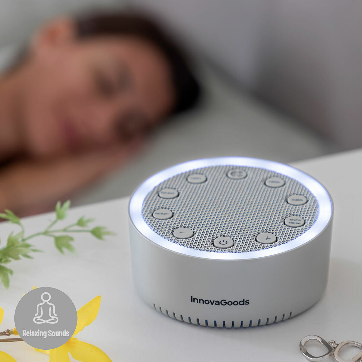 Machine Bruit Blanc Bébé, Machine à bruit portable, 20 sons relaxants pour  la thérapie du sommeil, minuterie, réduction du bruit, rechargeable par  USB, pour bébé, enfant ou adulte : : Hygiène et