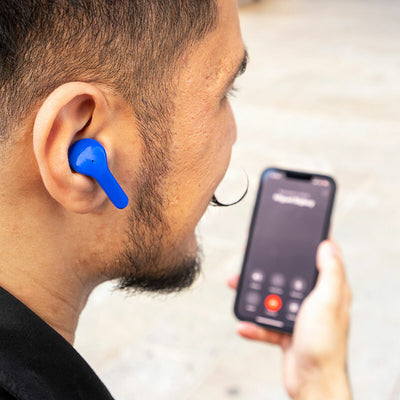 Vezeték nélküli fejhallgató töltőtokkal Blue InnovaGoods