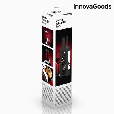 Estojo de Vinho Garrafa InnovaGoods 5 Peças