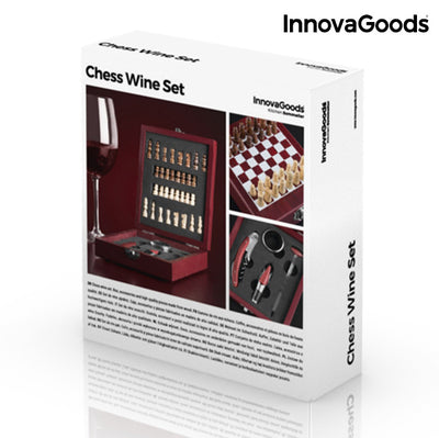 Set de Accesorios para Vino y Ajedrez InnovaGoods (37 Piezas)