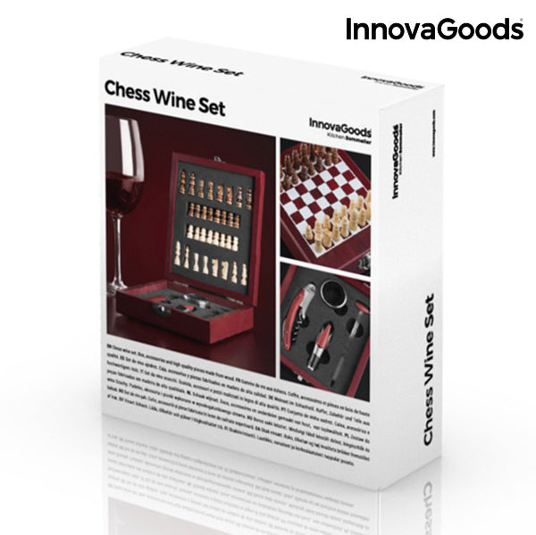 Set di Accessori da Vino e Scacchi InnovaGoods 37 Pezzi