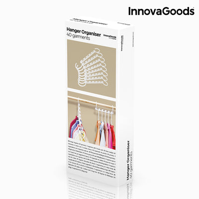 Organizador de Perchas para 40 Prendas InnovaGoods (24 Piezas)