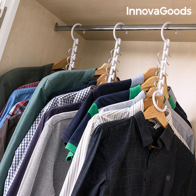 Organizador de Cabides para 40 Peças de Roupa Plusrobe InnovaGoods 24 Peças