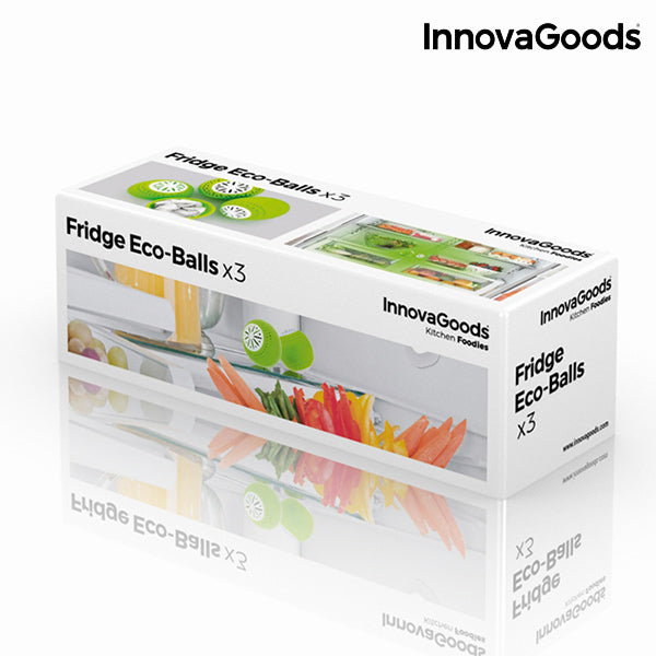 Ecobolas para Frigorífico InnovaGoods 3 Unidades