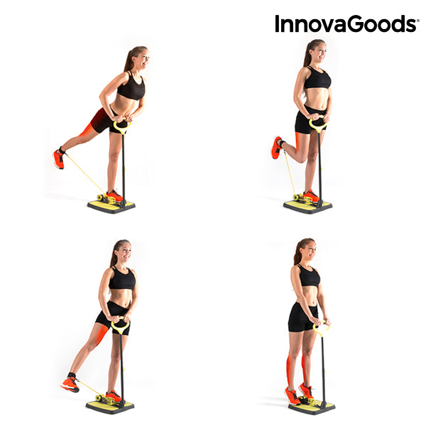 Plateforme de Fitness pour Fessiers et Jambes avec Guide d&