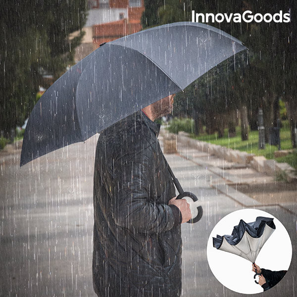 Umgekehrt Zusammenklappbaren Regenschirm InnovaGoods