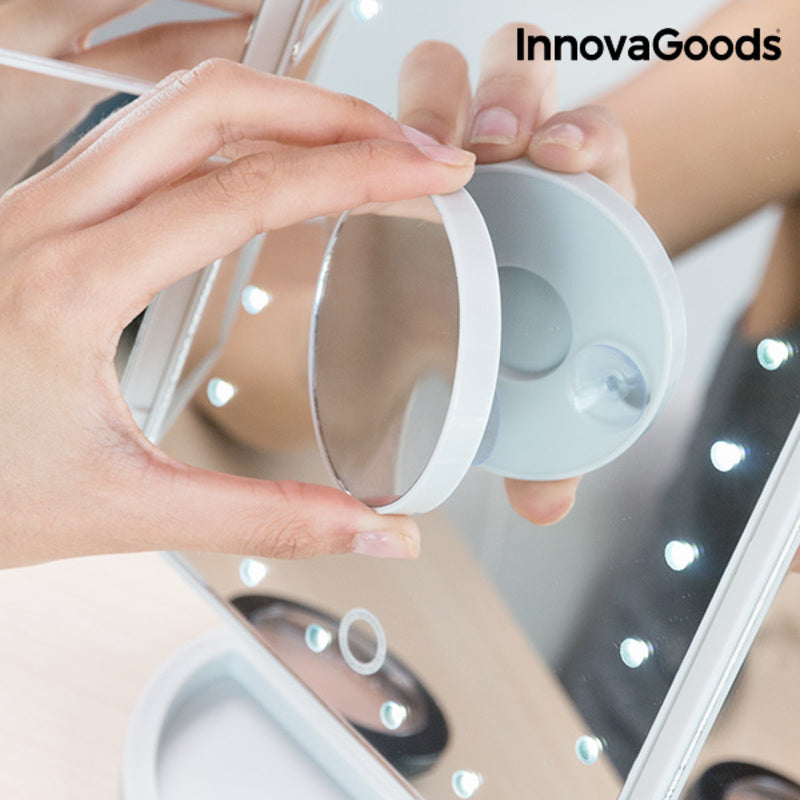 Specchio Ingranditore con LED 4-in-1 Ledflect InnovaGoods