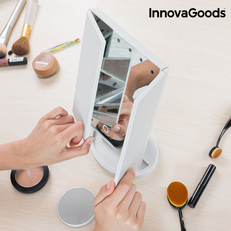 InnovaGoods 4-in -1 Magnifying LED Mirror