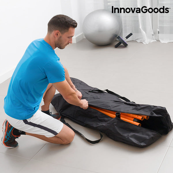 Estação de Elevações e Fitness com Guia de Exercícios InnovaGoods