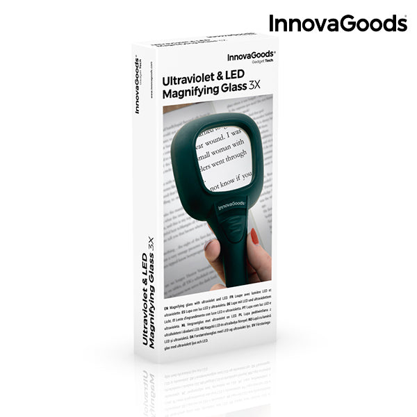 Nagyító Ultraibolya és Led Fénnyel Magiolet InnovaGoods