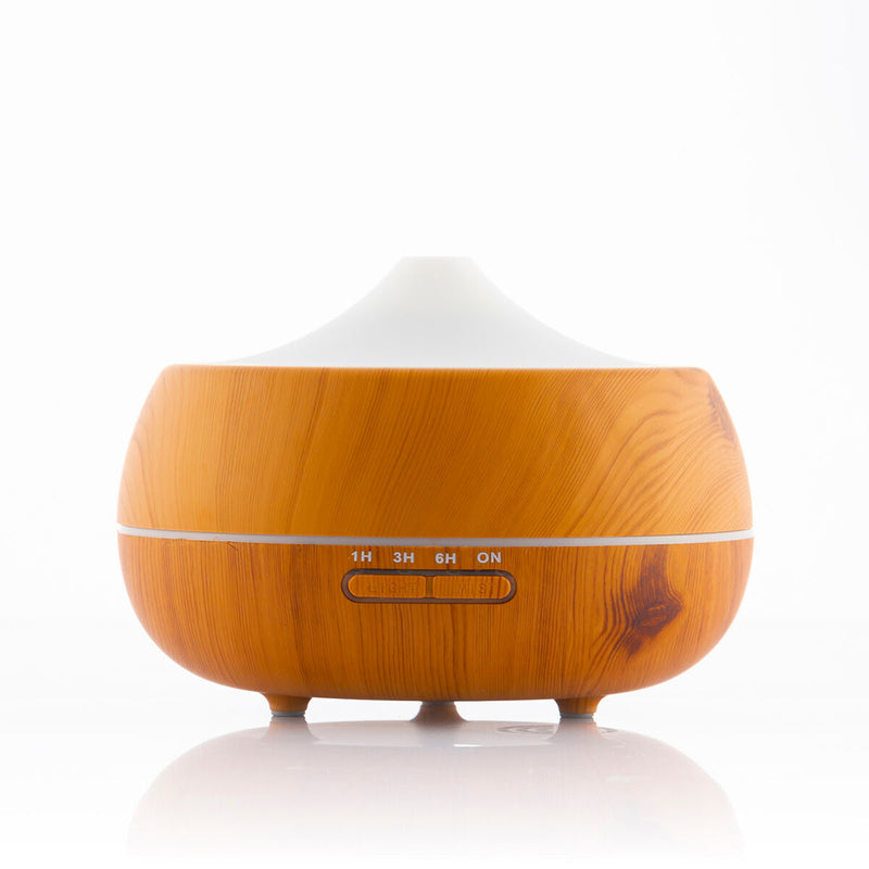 Humidificador Difusor de Aromas LED Wooden-Effect InnovaGoods