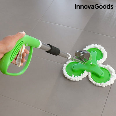 InnovaGoods Triple Dust-Mop with Spray